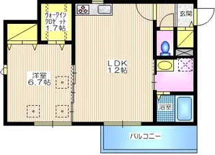 メゾン佐介ヶ谷【2階】の間取り