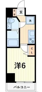 フェルクルールプレスト青戸【1階】の間取り
