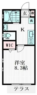 フィオーレ武蔵小金井【2階】の間取り
