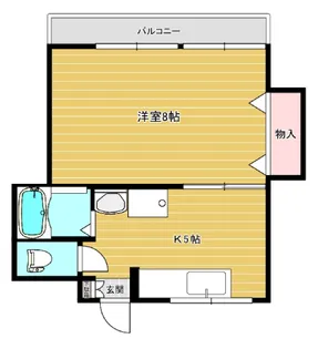 エランヴィタール【3階】の間取り