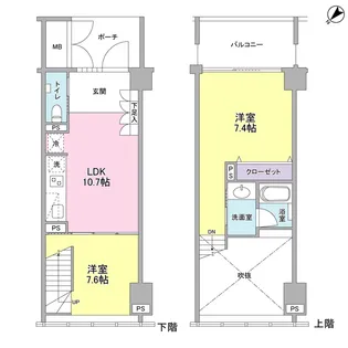ラフィーヌ銀座の間取り
