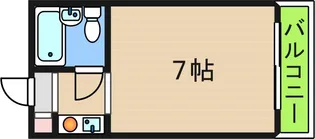 プリエール住之江御崎【4階】の間取り