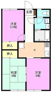 ハイランドハイツ【1階】の間取り