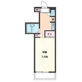 ラマシア御幸町【3階】の間取り