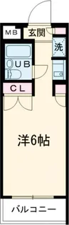 モビーレ等々力【3階】の間取り