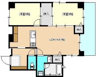 アーバンパレス田町【8階】の間取り