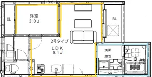 REGALEST新大江【3階】の間取り