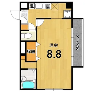 銀閣サンハイツ【2階】の間取り