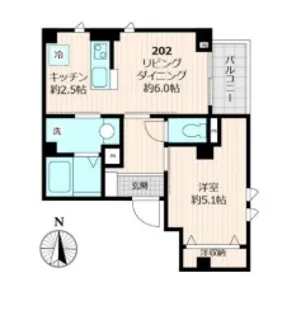 アイヴィレッジ【2階】の間取り