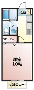 アヴァンス翼【1階】の間取り