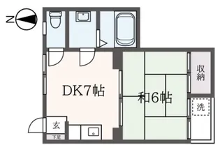 メゾンドールFT【1階】の間取り