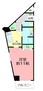 クレール矢沢【3階】の間取り