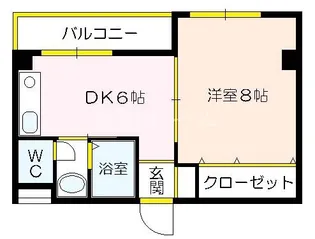 メゾン末広【3階】の間取り