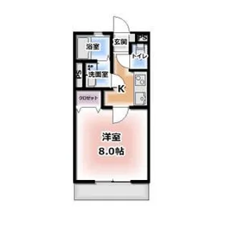 αメゾン【1階】の間取り