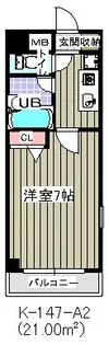 エスタブロ(K-147)【1階】の間取り