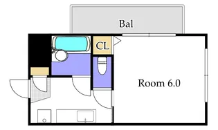グランデュール野田屋町【2階】の間取り
