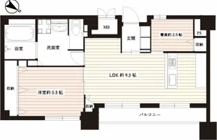 シティ音羽【3階】の間取り