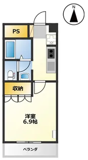 アパルトマン【2階】の間取り