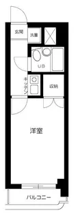 東日本橋フラワーハイホーム【3階】の間取り