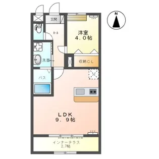 エレガンス(Elegance)【1階】の間取り