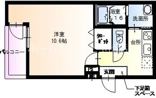 フジパレス西住之江VI番館【3階】の間取り