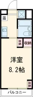 第64シンエイ【2階】の間取り