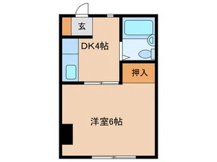 テラス草香江【1階】の間取り