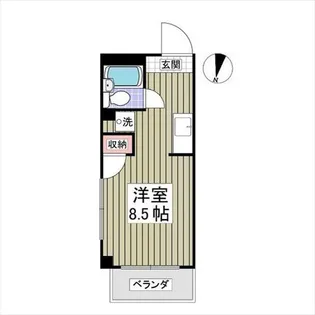 ホリウチファーストビル【4階】の間取り