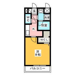 Crecia Yamafuku【2階】の間取り