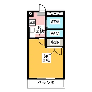 ウイングMARUNO【2階】の間取り