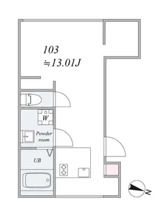 trias640【1階】の間取り