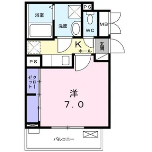 パインツリー【3階】の間取り