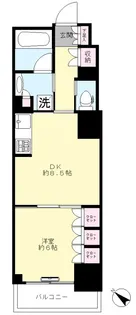 グローリオタワー巣鴨【7階】の間取り
