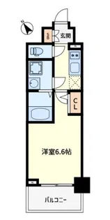 エスリード阿波座レジデンス【4階】の間取り