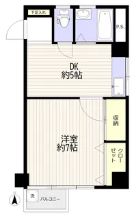 ミツトシ旗の台ハイツ【8階】の間取り