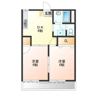 フォーブル鎌田A棟【1階】の間取り