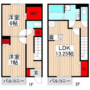 カラコレスの間取り
