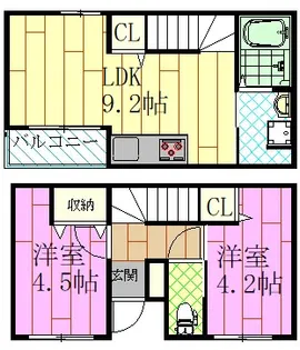 メルラス浦安の間取り