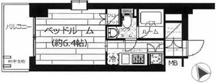 グランフォース町屋【14階】の間取り