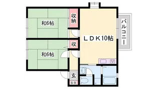 サンフォーレストC【2階】の間取り