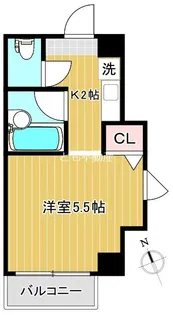 ロイヤルライオンヴィレッジPart5【2階】の間取り