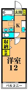 大井ハイツ南品川C棟【2階】の間取り