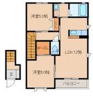 コアロード【2階】の間取り