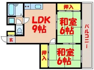 コーポナマタメ【3階】の間取り