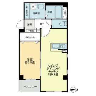 プランドール坂出駅前【3階】の間取り