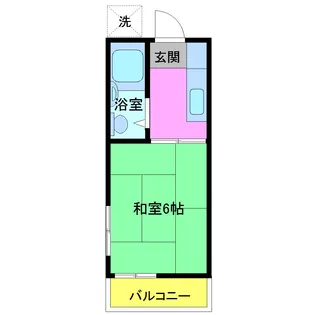 コーポフクヤ【2階】の間取り