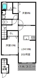 アロアージュハイム【2階】の間取り