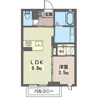 チェントル ベキ【2階】の間取り