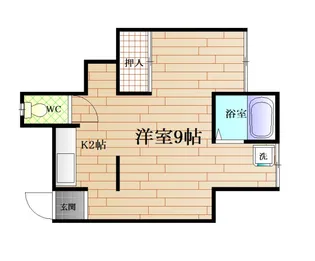 衣笠栄町サカイアパート【1階】の間取り