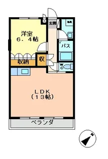 サン・グレイスヴィラ【1階】の間取り